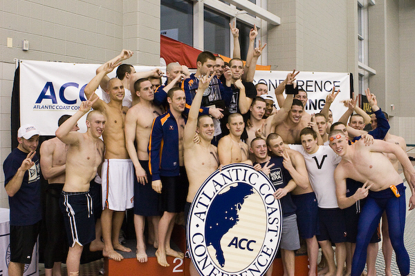 2009 ACC Mens Swimming and Diving Champions the University of Virginia UVA