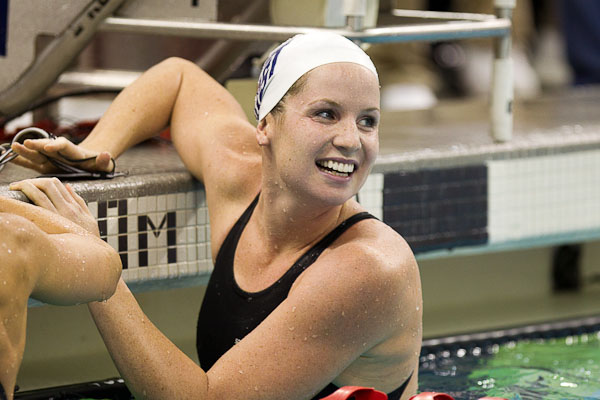 Kara Lynn Joyce of FAST wins the 50 freestyle at the 2010 AT&T Short Course National Championships