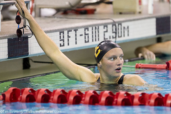 Katinka Hosszu of USC wins the 400 IM at the 2010 AT&T Short Course National Championships