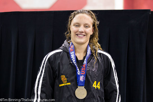 Katinka Hosszu of USC wins the200 fly at the 2010 AT&T Short Course National Championships