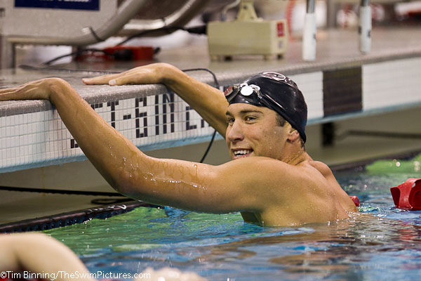 Matt Grevers of Tucson Ford Dealers wins the 100 fly at the 2010 AT&T Short Course National Championships