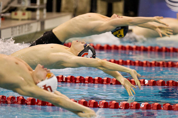 Ohio State Men win the 400 medley relay at the 2010 AT&T Short Course National Championships
