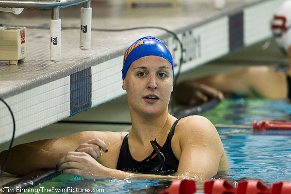 Stephanie Proud of Gator Swim Club wins the 200 back at the 2010 AT&T Short Course National Championships