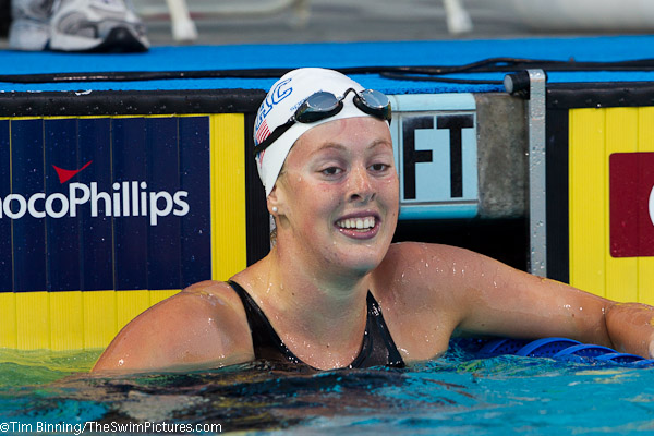 Allison Schmitt of NBAC wins the 200 free at 2010 USA Swimming Nationals
