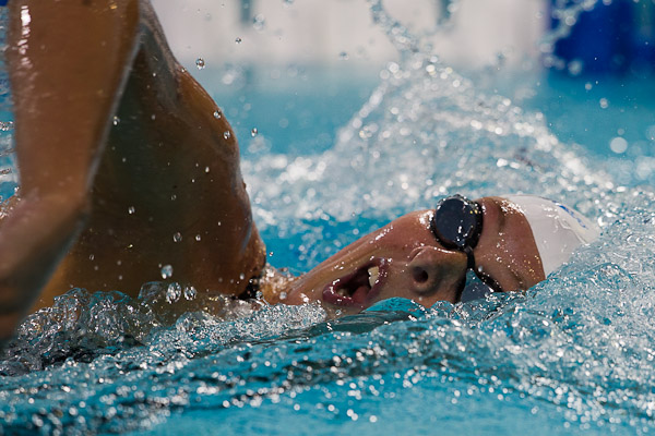 Allison Schmitt places second in the 400 free at 2010 USA Swimming Nationals