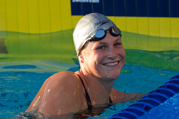 Caitlin Leverenz of Cal Aquatics takes second in the 200 IM at 2010 USA Swimming Nationals