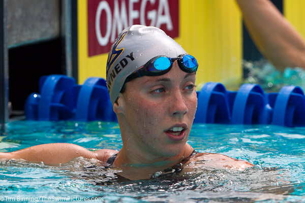 Madison Kennedy of Cal Aquatics take second in the 50 free at the 2010 USA Swimming Nationals