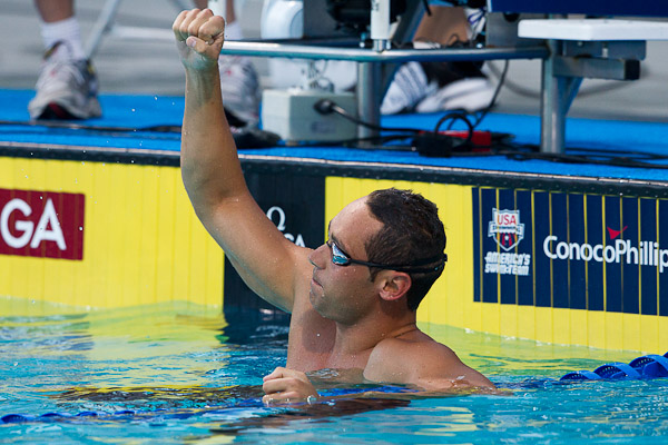 Michael Alexandrov of Ford Tucson wins the 100 breast at 2010 USA Swimming Nationals