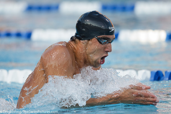 Michael Phelps of NBAC takes second in the 200 IM at the 2010 USA Swimming Nationals