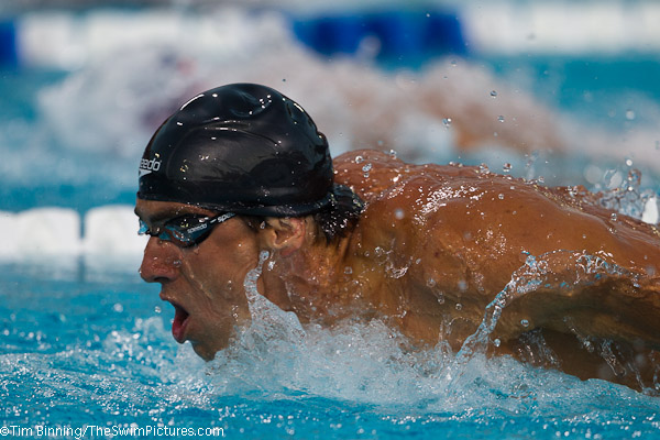Michael Phelps of NBAC wins the 200 fly at 2010 USA Swimming Nationals