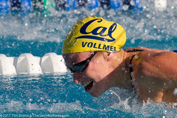 Dana Vollmer of Cal Aquatics wins the 100 fly at the 2011 ConocoPhillips USA Swimming National Championships