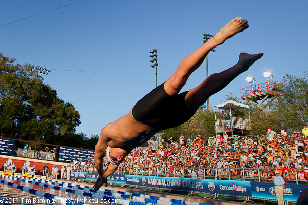 Nathan Adrian of Cal Aquatics wins the 50 free  at the 2011 ConocoPhillips USA Swimming National Championships