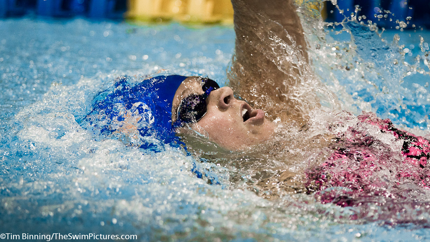 Elizabeth Beisel of University of Florida swims the 400 IM at the 2011 Charlotte UltraSwim