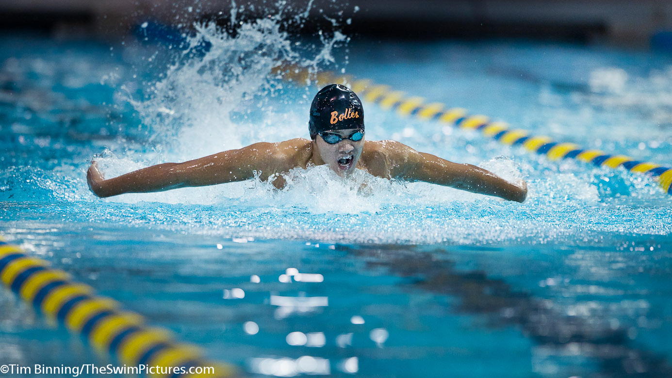 Joseph Schooling, 15, of Bolles swims the prelims of the 200 butterfly at the 2011 Charlotte UltraSwim