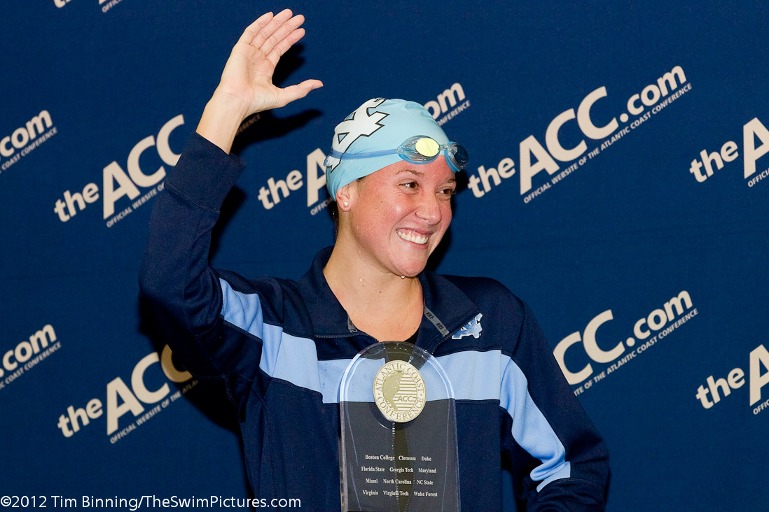 Swimmer of the Meet North Carolina, Peacock, Sophomore, Stephanie Peacock, UNC