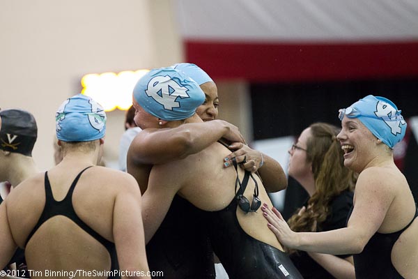UNC wins 400 Medley relay at 2012 Womens Swimming and Diving Championships