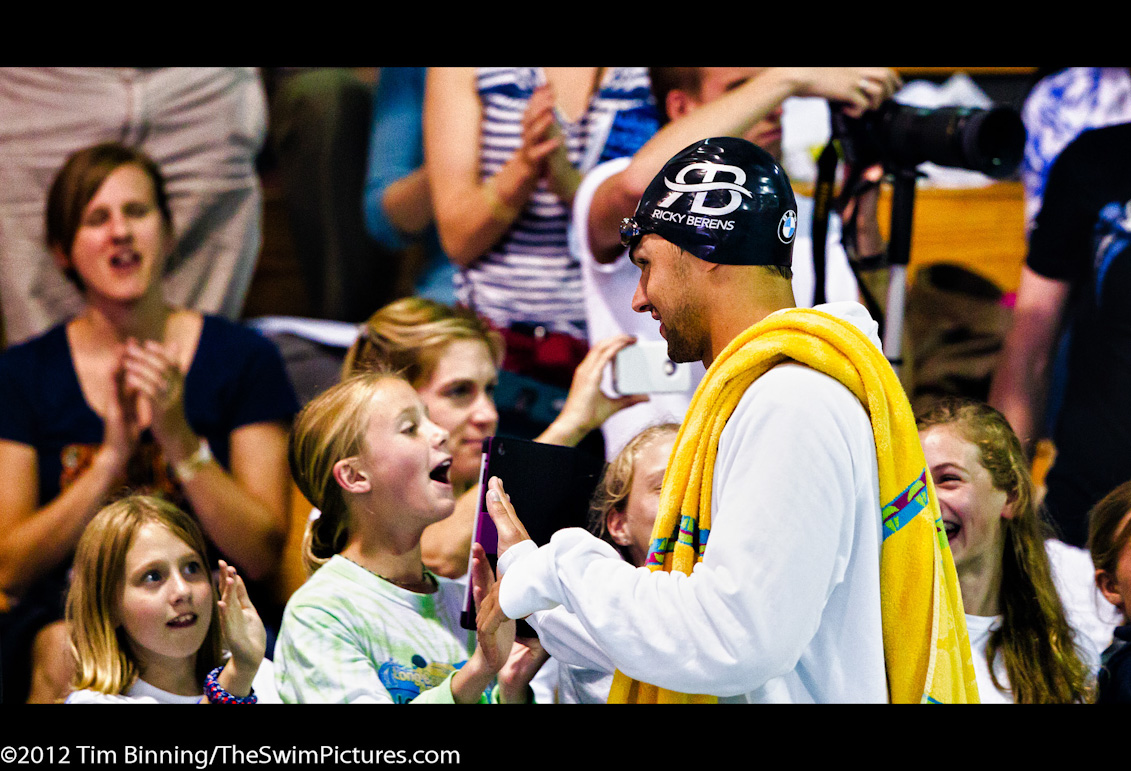 Ricky Berens and fans