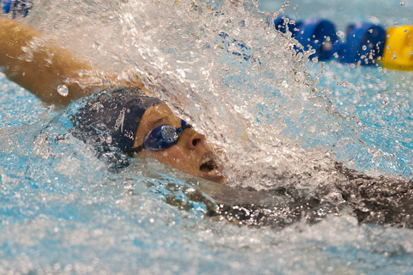 US Olympian Elizabeth Beisel captures the 100 backstroke at the Charlotte UltraSwim