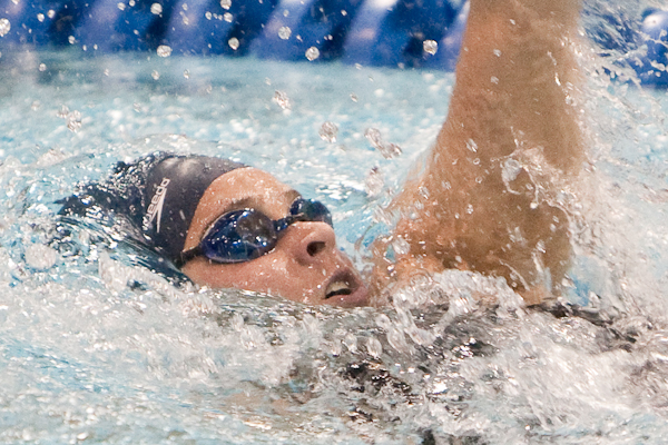 Olympian Elizabeth Besel wins the 200 backstroke at the Charlotte UltraSwim
