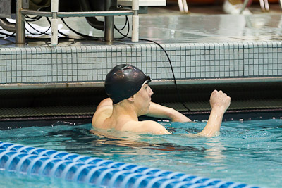 Scot Robison UVA 100 free winner 2010 ACC Mens Swimming and Diving Championships
