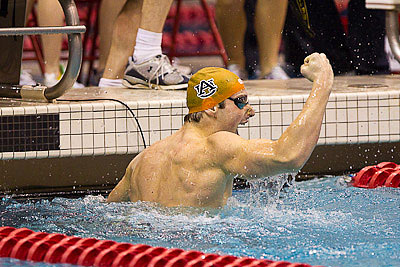 100 backstroke Pascal Wollach Auburn 2010 SEC Swimming and Diving Championships