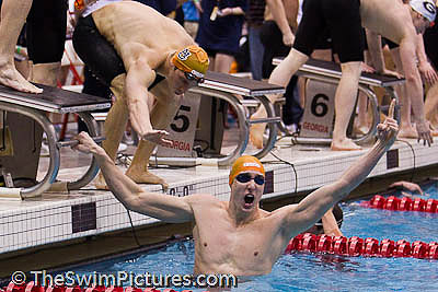 Auburn Men win 200 medley relay 2010 SEC Swimming Championships