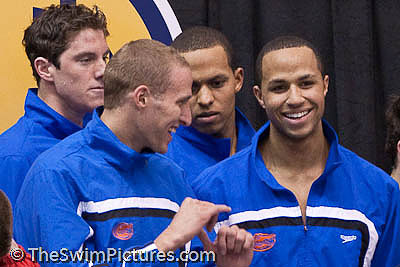 Florida men win 800 free relay 2010 SEC Swimming and Diving Championships