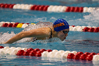 Jemma Lowe of Florida wins 200 butterfly 2010 SEC Swimming and Diving Championships