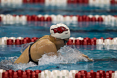 Yi-Ting Siow of Arkansas wins 200 breaststroke 2010 SEC Swimming and Diving Championships