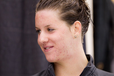 Julia Smit of Stanford wins 400 IM 2010 NCAA D1 Women's Swimming and Diving Championships