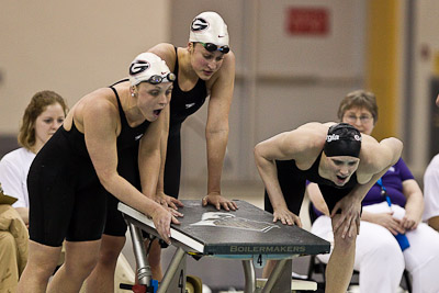 University of Georgia Bulldogs win 800 free relay 2010 NCAA D1 Women's Swimming and Diving Championships