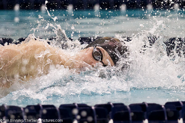 Scot Robison wins the 200 Free at the 2011 ACC Swimming and Diving Championships