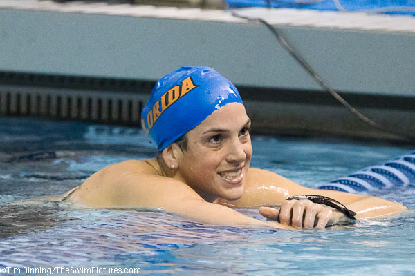 Teresa Crippen of Florida wins the 200 butterfly at the 2011 SEC Swimming and Diving Championships