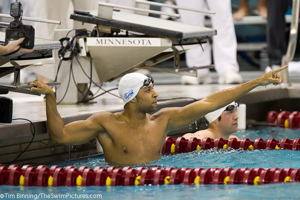 Brett Fraser of Florida wins the 200 free at the 2011 NCAA Division I Mens Swimming and Diving Championships