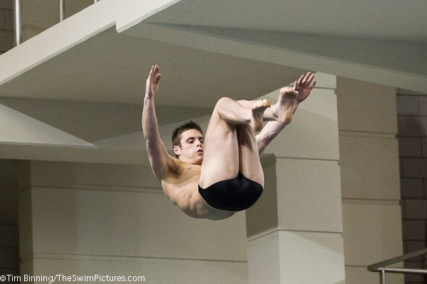 David Boudia of Purdue wins the 3 Meter Diving at the 2011 NCAA Division I Mens Swimming and Diving Championships