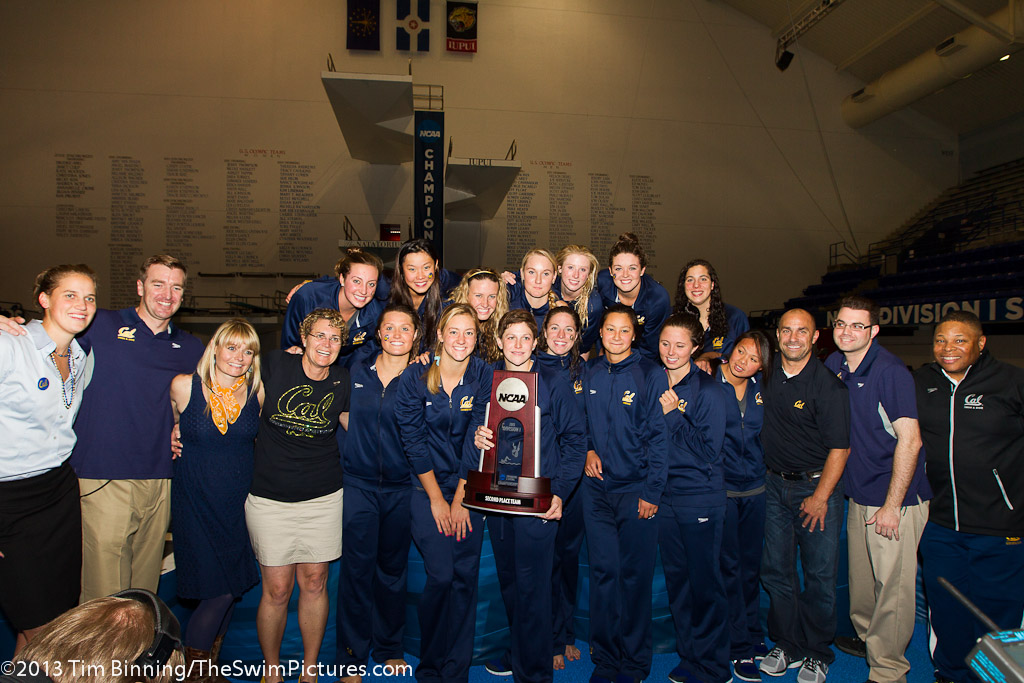 Second Place Team 2013 NCAA Division 1 Women's Swimming and Diving Championship | California