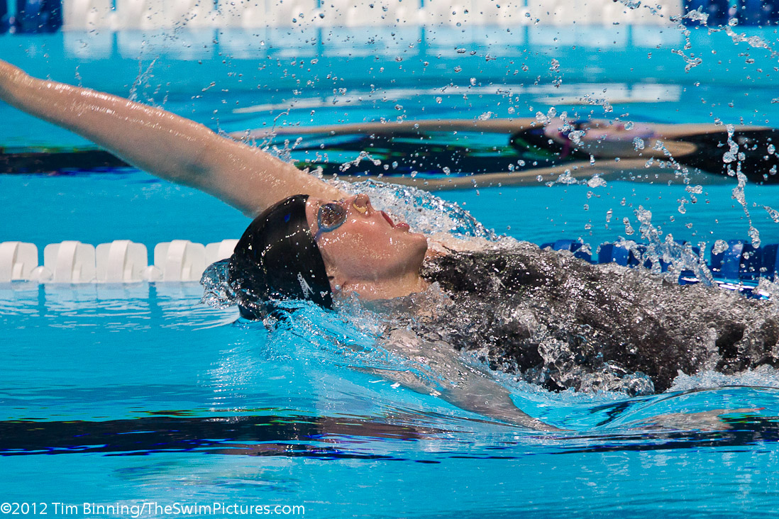Missy Franklin of the Colorado Stars swims the 200 back semi-final.