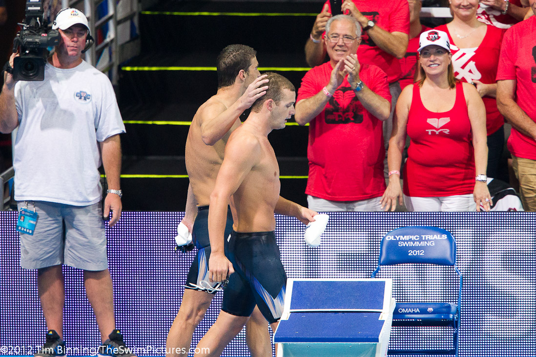 Michael Phelps and Tyler Clary will represent Team USA in the 200 fly at the London Olympics. | 23, 26, CA, Clary, Fast Swim Team, MD, Michael Phelps, North Baltimore Aquatic Club, Phelps, Tyler Clary, _Clary_Tyler, _Phelps_Michael